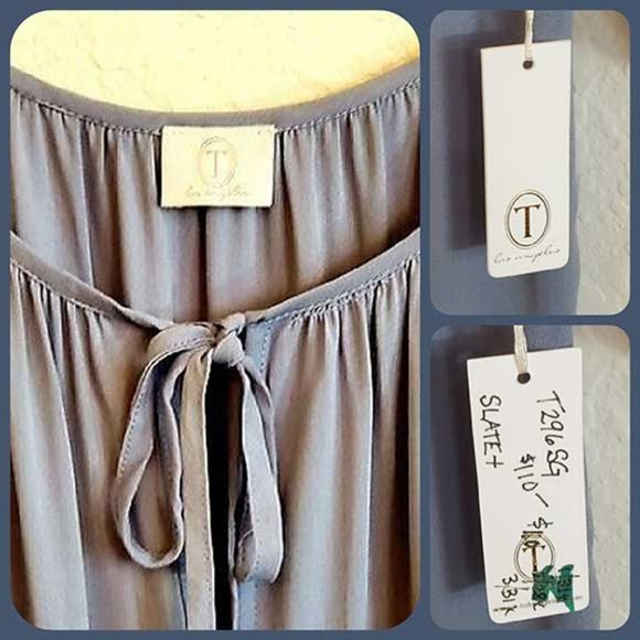 Anthropologie T Los Angeles Slate Romper-med-NWT - Picture 4 of 4